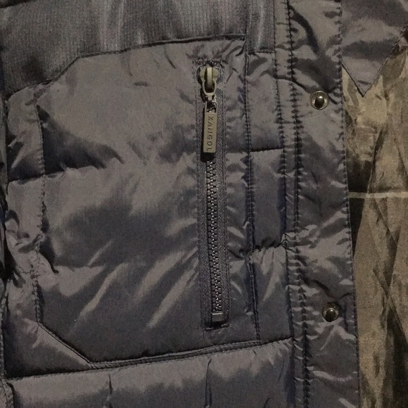 Kangol Double Zip Button Collar Wind Breaker Coat - Picture 11 of 12